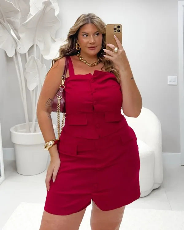 Conjunto Vermelho Ferrari