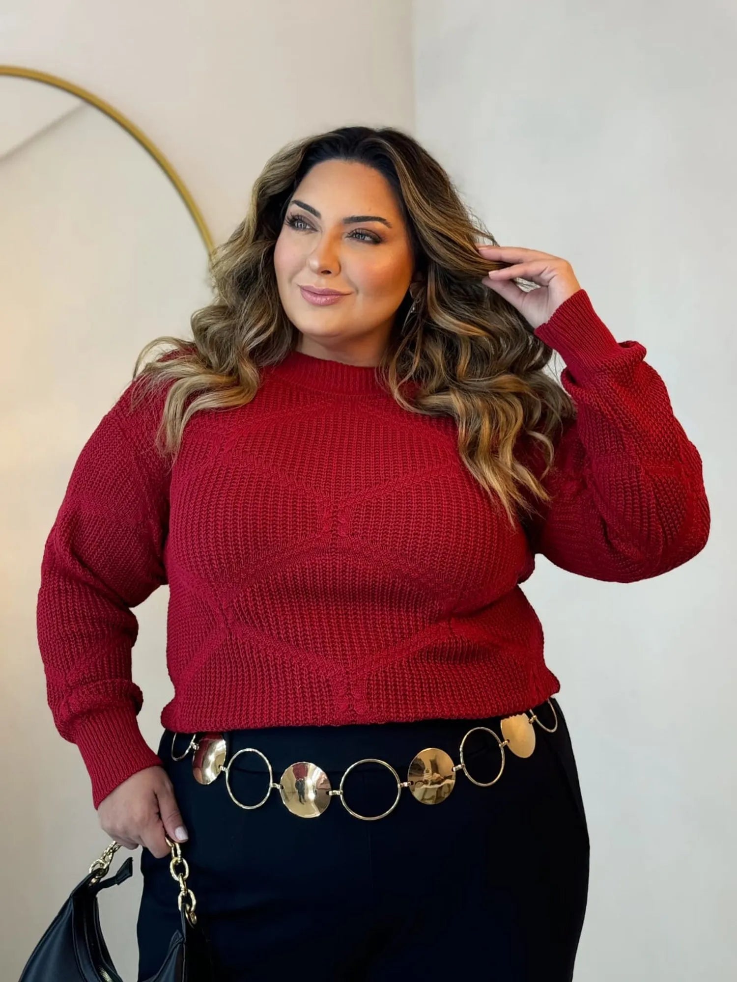 Blusa Camila Lima Texturizada