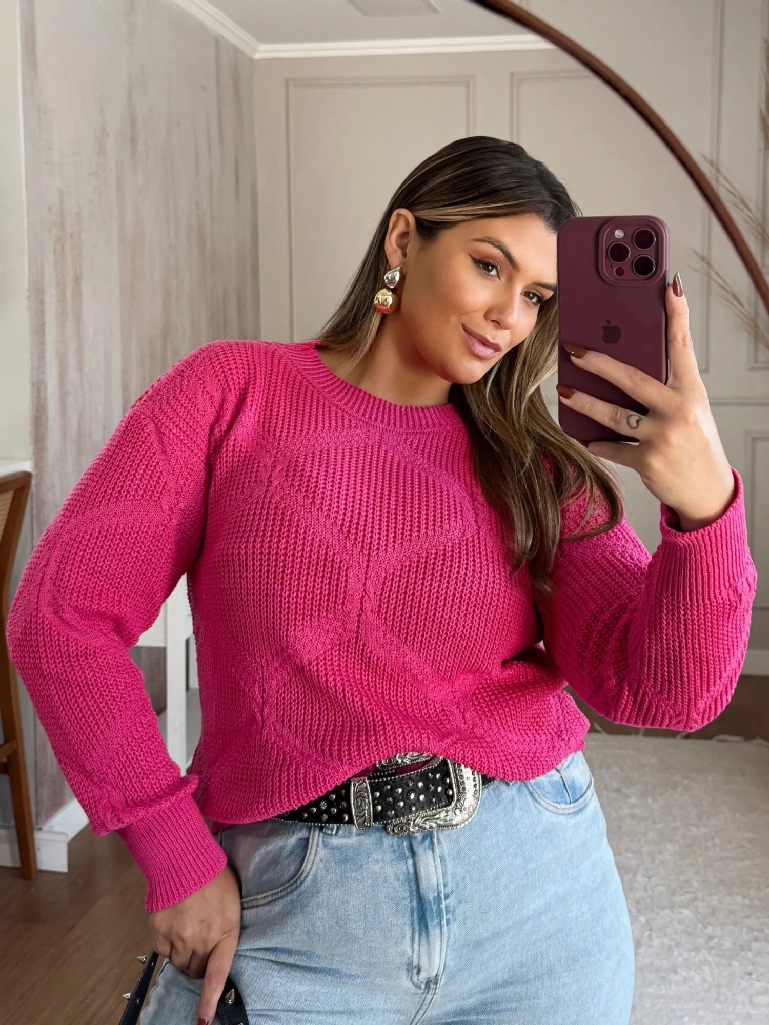 Blusa Camila Lima Texturizada